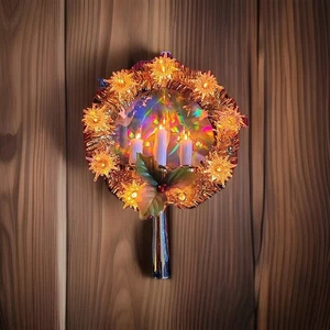 Santas Christmas Magic 12 Light Candle Tree Topper 8" IOB - Picture 1 of 5