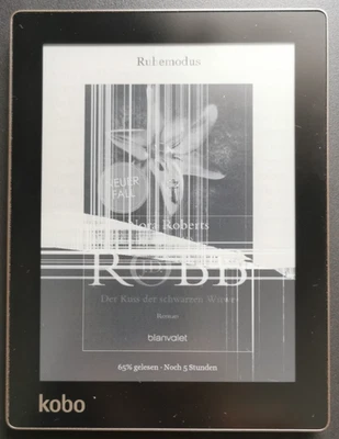 KOBO Aura N514 eBook-Reader mit Displayschaden,  wird als Ersatzteil angeboten - Bild 1 von 4
