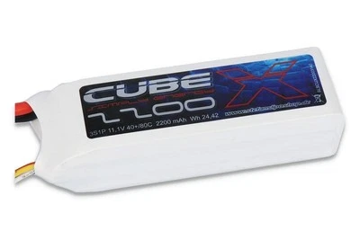 SLS X-CUBE LiPo Akku 2200mAh 3S1P 11,1V 40C/80C #SLSCUX22003140 - Bild 1 von 2