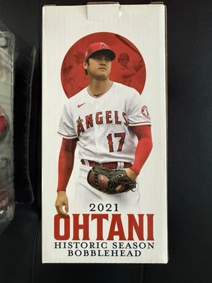 Shohei Ohtani 2021 Historic Season Bobblehead LA Angels SGA NEW In Box Unopened - Image 1 of 4