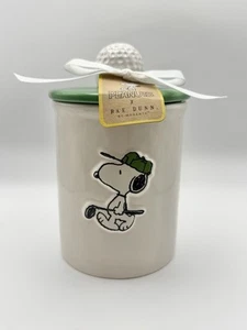 NUEVO - Bola de golf Rae Dunn x Peanuts Tee Time bote Snoopy Charlie Brown - Imagen 1 de 3