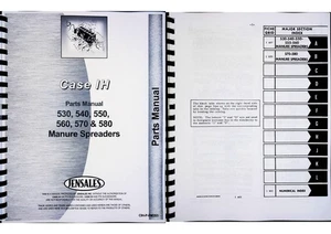 Catálogo manual de piezas de esparcidor de estiércol Case IH 530 540 550 560 570 580 - Imagen 1 de 10
