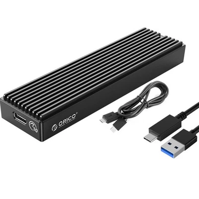  M.2 SSD NVMe Gehäuse USB3.1 Gen2 Typ C 10Gbps SSD Gehäuse Mobiles Fes6034 - Bild 1 von 4