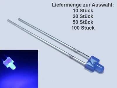 LED 2mm diffus klar kurzer Kopf Miniatur Mini LEDs 7 Farben Menge u. Set AUSWAHL - Bild 1 von 4