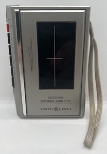 General Electric GE 3-5302A Mini Standard Cassette Tape Recorder with mic Works! - Picture 1 of 9