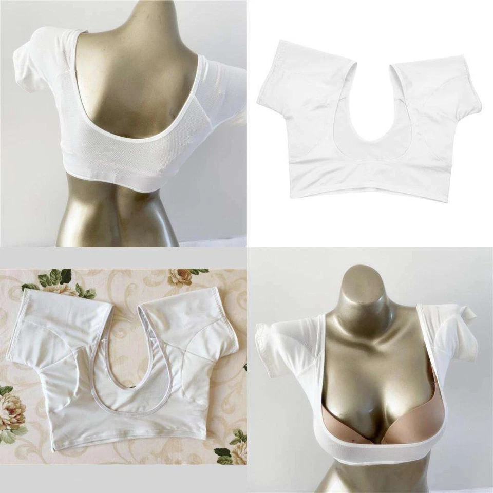 Women's Sweat Absorbing Vest Sports Underarm Sweat Pads Shield Underwear - Image 1 of 1