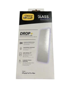 OtterBox Alpha Glass Series Antimicrobial Screen Protector for iPhone 14 Pro Max - Picture 1 of 2