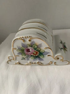 Vintage Ceramic Floral Knife Holder - Picture 1 of 5