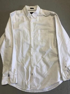 American Eagle Button Down Shirt Men's Extra Large Seriously Soft White Collared - Picture 1 of 5