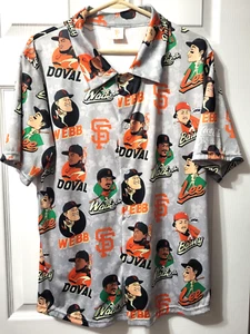 San Francisco Giants Hemd Herren M SGA 2024 PLAYERS Aloha Hawaiian Webb Bailey SF - Bild 1 von 11