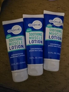 3 Pc Epsom-It Soothing Muscle Epsom Salt Lotion Tube, 3.5 Fl Oz(K61) - Picture 1 of 3