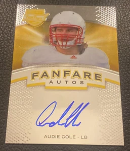 2012 Press Pass AUDIE COLE RC Fanfare Rookie Auto On Card Autograph FF-AC - Picture 1 of 6
