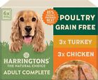 Harringtons Grain Free Wet Dog Food Poultry, 6 x 400g 400 g (Pack of 6) 