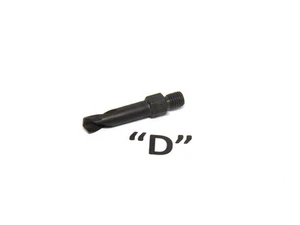 USA Made Short Letter D (.2460) Cobalt Threaded Drill Bit 1/4-28  - Picture 1 of 2