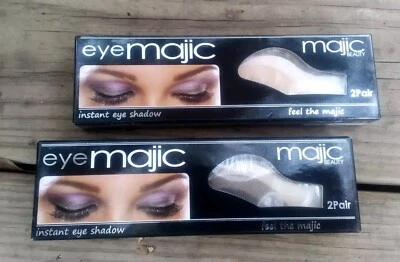 Eye Majic Instant Eyeshadow Shades 16 &  2 Pearl Long Lasting Easy (4pair) - Image 1 of 4