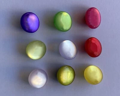 6 x 11mm Colourful Acrylic Shank Buttons - image 1 of 2