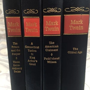 The Complete Novels of Mark Twain 4 HC Books from Nelson Doubleday. Very Good - Picture 1 of 11