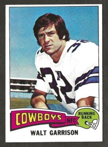 1975 Topps #341 WALT GARRISON Dallas Cowboys NM - 08