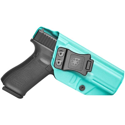 Amberide IWB/OWB KYDEX Holster Fit:Glock 17 Gen 3-5 & Glock 22/31 Gen 3-4 Pistol - Image 1 of 4