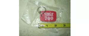 vtg oki brick phones 700 red keyring keychain sealed new - Picture 1 of 3