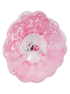AW24057-D14 Fiore Hand Blown Art Glass Wall Decor with Floral Finial Centerpi... - Picture 1 of 9