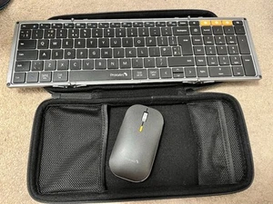 PROTOARC Travel Kit Folding Keyboard & Mouse set. Remote Working Lightweight - Photo 1/4