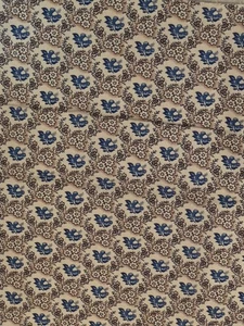 Historical fabric  Betsy Chutchian “Eliza’s indigo”( 1 Yard /44’ Wide Moda - Picture 1 of 4