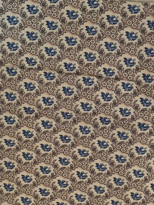 Historical fabric  Betsy Chutchian “Eliza’s indigo”( 1 Yard /44’ Wide Moda - Image 1 of 4