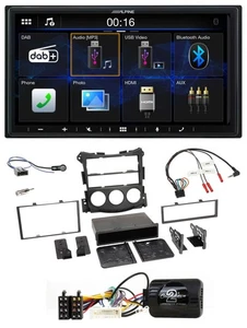 Alpine Bluetooth 2DIN Lenkrad DAB USB Autoradio für Nissan 370Z 2009-2013 Roadst - Bild 1 von 12