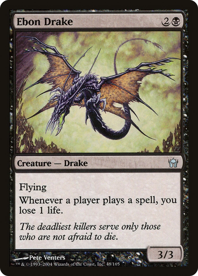 Ebon Drake #48 (MP) Fifth Dawn 5DN Magic MTG - Image 1 of 1