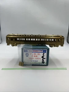 Ho Scale brass Freight- Rail Works LTD P.R.R. P-58 Steel Coach 1650 Woosung - Picture 1 of 14