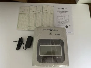 Pyramid 2500 Auto Aligning Time Clock Digital Employee Timekeeper Small Business - Picture 1 of 7