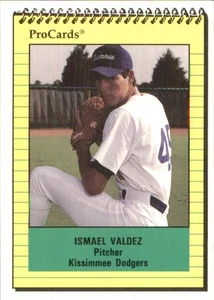 Ismael Valdes 1991 ProCards #4186 RC Kissimmee Dodgers *AutographDen* - Picture 1 of 2