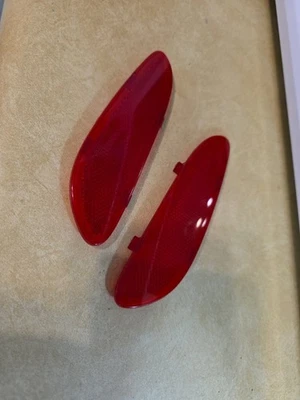 GMC Envoy 2002-2009 interior rojo puerta reflector lente conjunto de 2 rojo OEM Foto 1 de 2