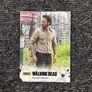 The Walking Dead Season 4 Part 2 14 Hershel's Wisdom Gold Parallel Card 001/25 - Picture 1 of 4