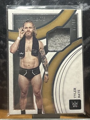 2022 Immaculate WWE Tyler Bate Superstar Swatches Relic #/99 - Image 1 of 2