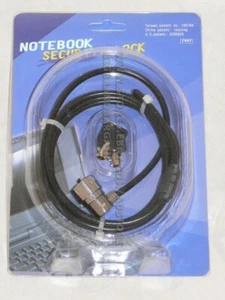 Bulk 10 x NOTEBOOK / LAPTOP TWO KEY CABLE LOCKs for Kensington Slot - Picture 1 of 1