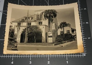 1950s St Augustine FL Florida Former AMERICAN LEGION POST Vintage Snapshot PHOTO - Picture 1 of 3