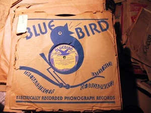 1934 Emilio Caceres Club Aguila Alla en Rancho Grande Adios Chaparrita BLUEBIRD - Picture 1 of 3
