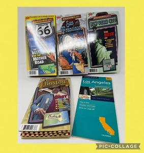 Laminated Road Maps Best Of Boston-Route 66-SF-NY Rand McNally Los Angeles Area - Picture 1 of 16