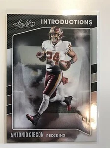 2020 Panini Absolute Antonio Gibson Rookie INTRODUCTIONS Redskins #I-AG RC - Picture 1 of 2