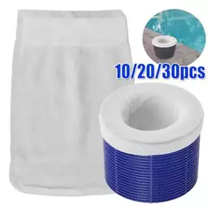 10~30Pcs Elastic Pool Skimmer Socks Filter Replacement Savers Basket Swimming US - Picture 1 of 12