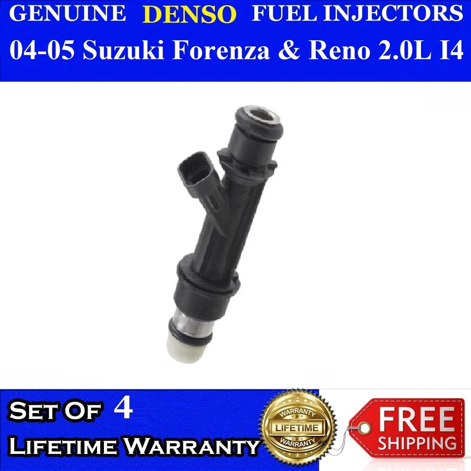 Single Genuine DENSO Fuel Injectors For 2004-2005 Suzuki Forenzo Reno 2.0L I4 - Изображение 1 из 1