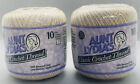 Aunt Lydia's Classic Crochet 100% Mercerized Cotton Thread Size 10 Ecru 2 Packs