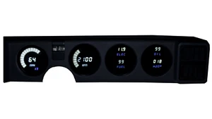 1982-1990 FIREBIRD TRANS AM DIGITAL DASH PANEL KNIGHT RIDER KITT WHITE LEDS - Foto 1 di 1