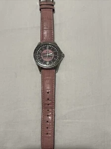 Juicy Couture Vintage Y2K Watch NWT Leather Embossed Band Crown Box Silver  - Picture 1 of 6