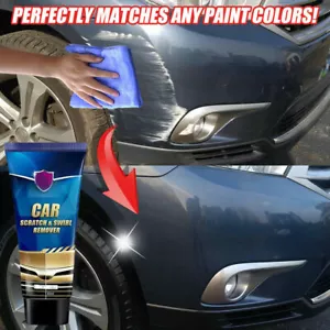 Car Scratch Repair Polishing Wax Compound Paste Polish Paint Remover + Sponge US - Picture 1 of 10