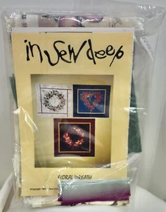 In Sew Deep Quilt Stoffset Muster und Stoff Blumenkranz - Bild 1 von 3