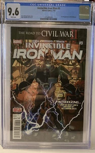 🔥Invincible Iron Man #9 CGC 9.6 1st App Riri Williams Ironheart 1st Print 🔥🔑 - Picture 1 of 3