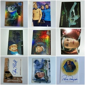 Star Trek Trading Cards Foil Chase Autograph Original Series Enterprise Movies  - Picture 1 of 366